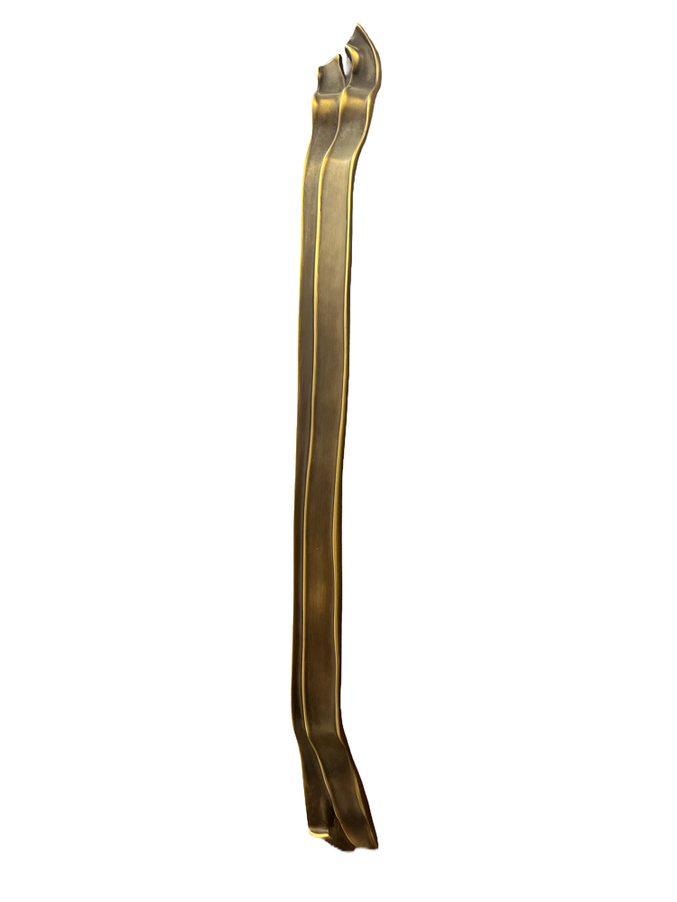 PULL HANDLE ALCEO 600mm MAT BRASS